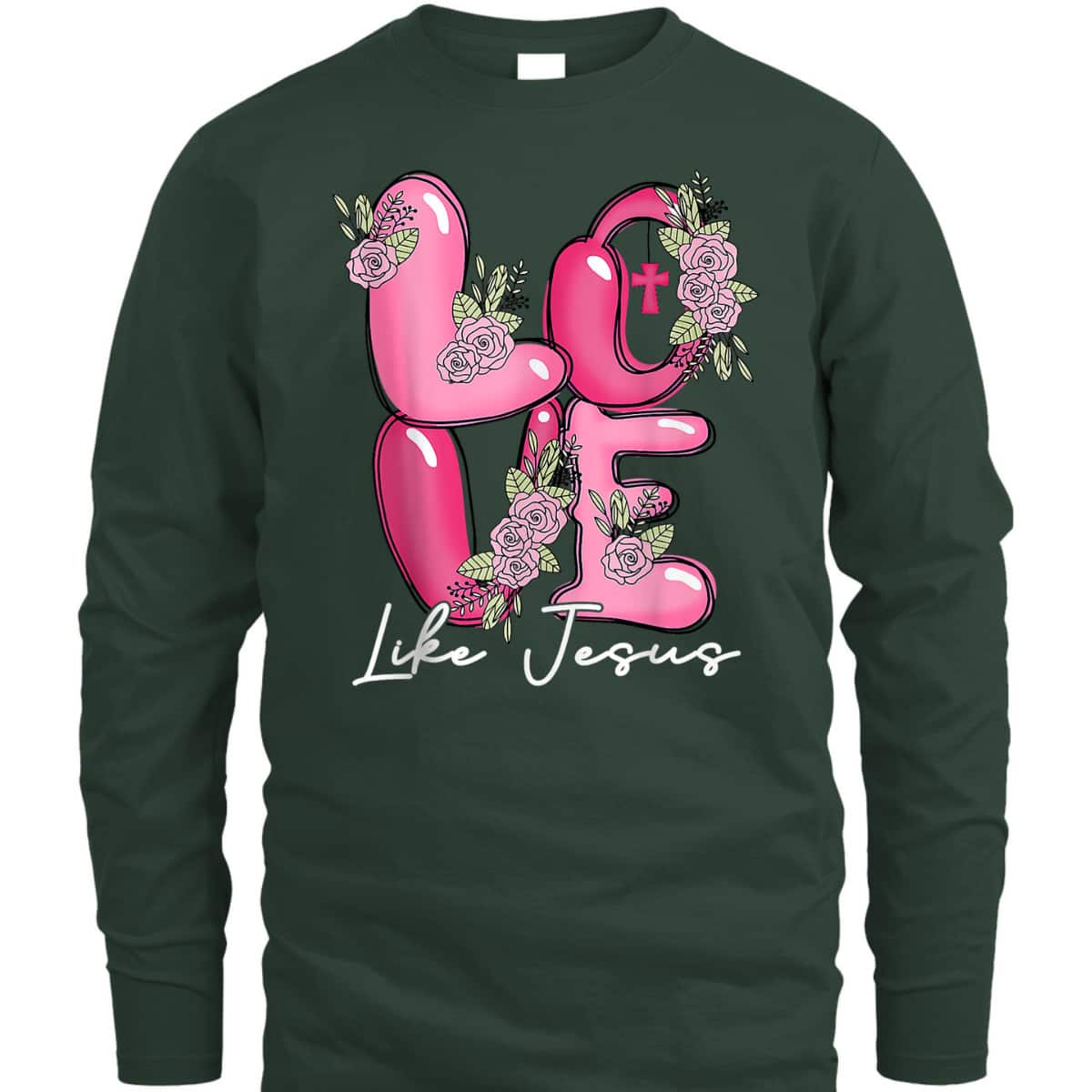 Love Like Jesus Learning To Live Christian Valentine Day T-Shirt Love Like Jesus Learning To Live Christian Valentine Day T-Shirt