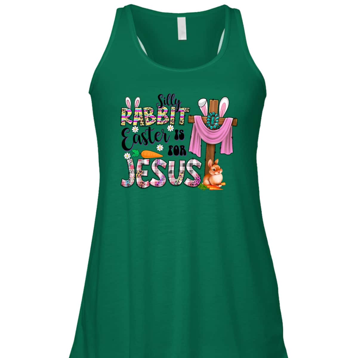 Silly Rabbit Easter For Jesus Christian Easter Day Leopard T-Shirt Silly Rabbit Easter For Jesus Christian Easter Day Leopard T-Shirt