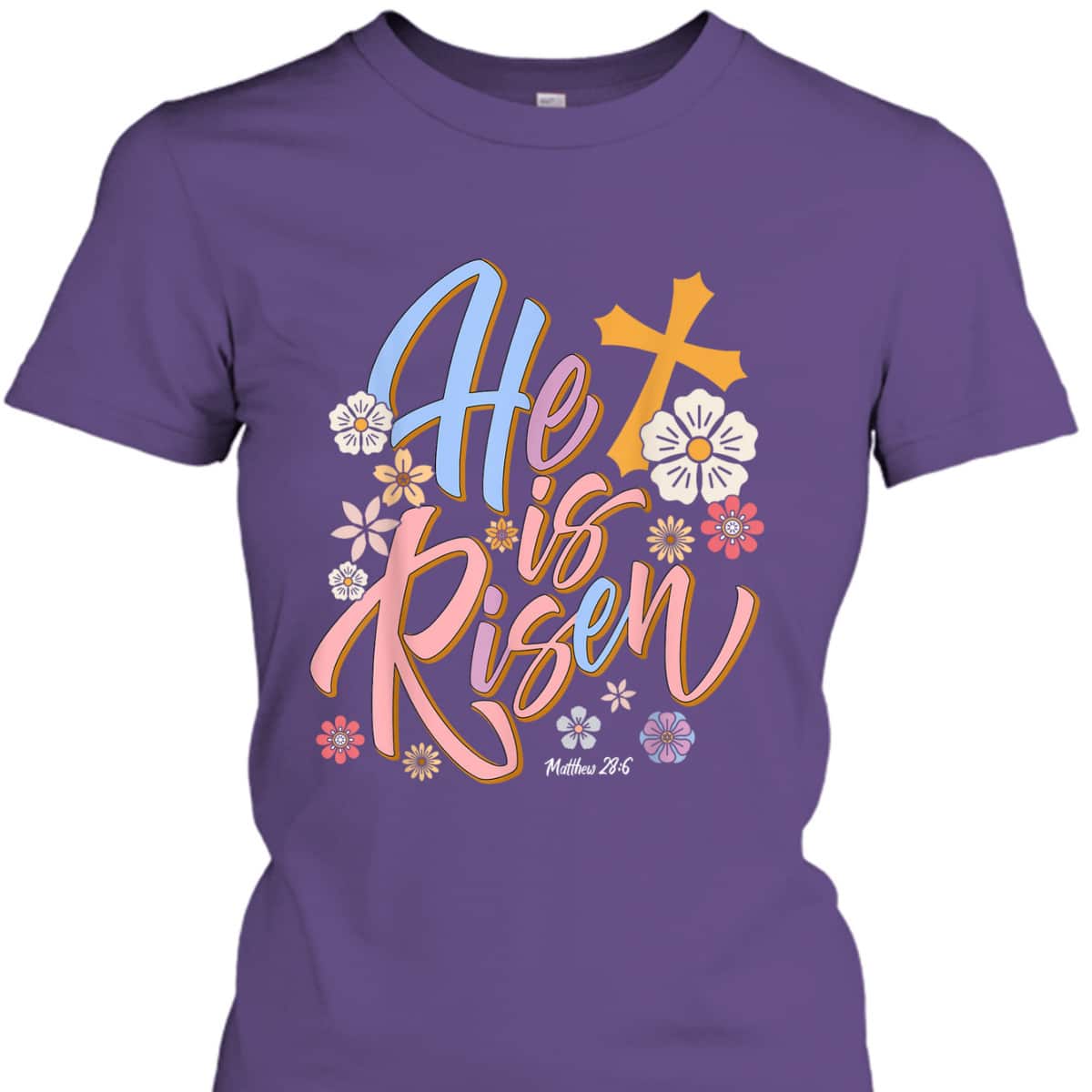 Easter Retro Groovy He Is Risen Christian Easter Day T-Shirt Easter Retro Groovy He Is Risen Christian Easter Day T-Shirt