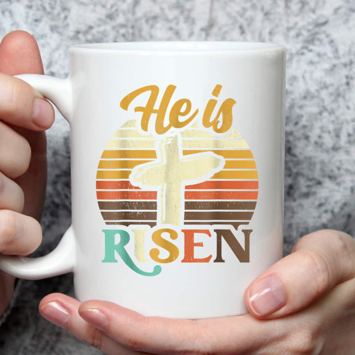 He Is Risen Christian Easter Jesus Bunny T-Shirt He Is Risen Christian Easter Jesus Bunny T-Shirt