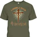Easter Jesus 1 Cross 3 Nails 4 Given Religious Christian T-Shirt
