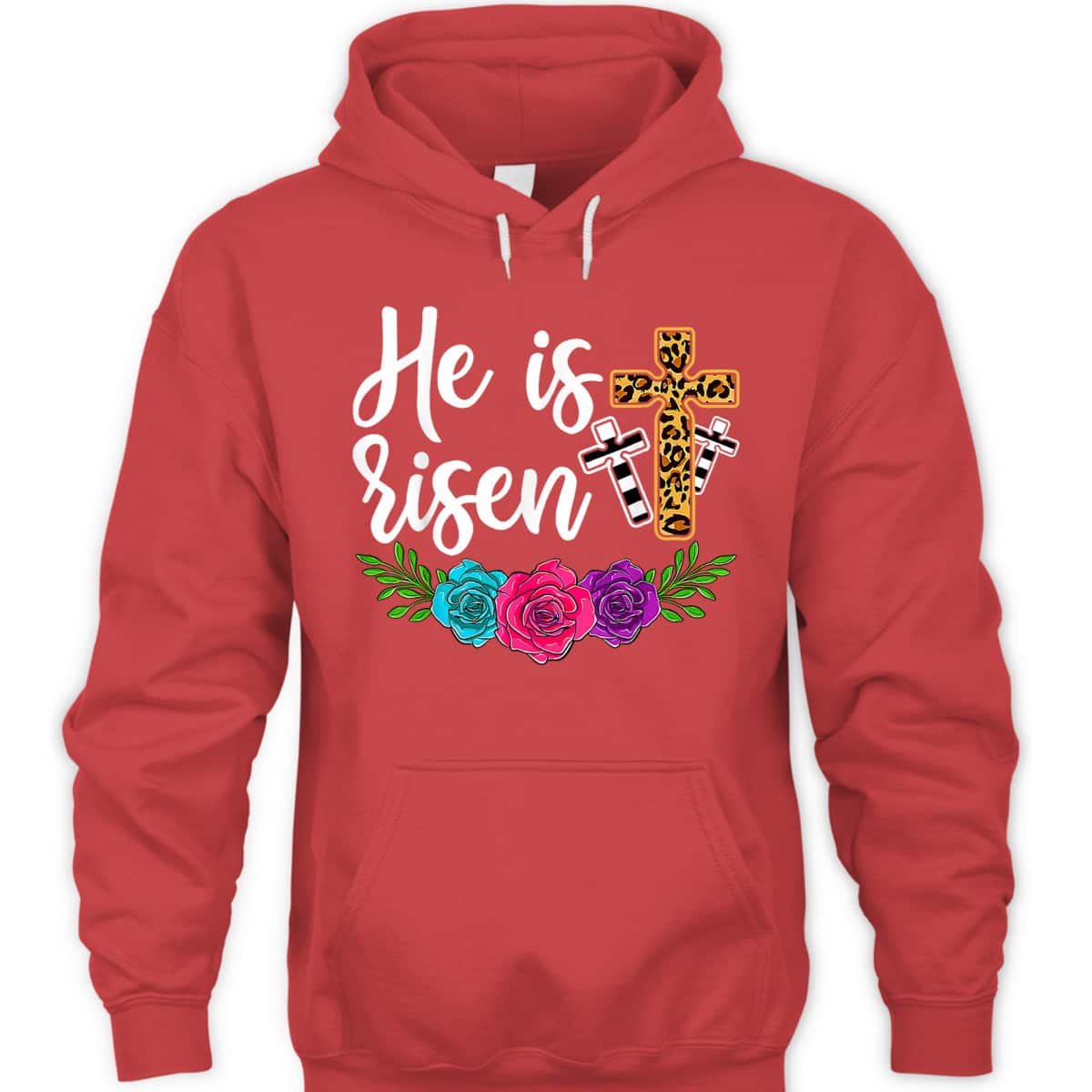 Happy Easter Day Christian Cross He Is Risen T-Shirt Happy Easter Day Christian Cross He Is Risen T-Shirt