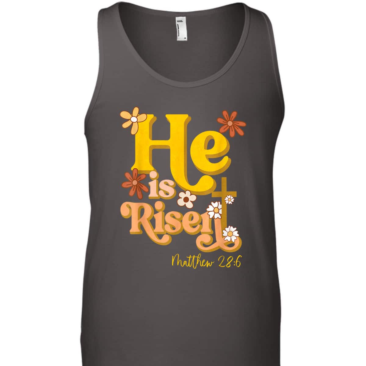 Retro Easter He Is Risen Christian Faith Groovy Floral T-Shirt Retro Easter He Is Risen Christian Faith Groovy Floral T-Shirt