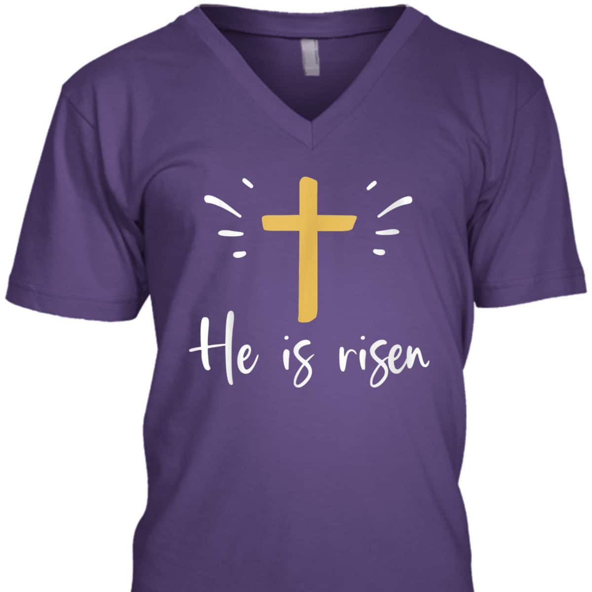 He Is Risen Happy Easter Day Jesus Christian Cross T-Shirt He Is Risen Happy Easter Day Jesus Christian Cross T-Shirt