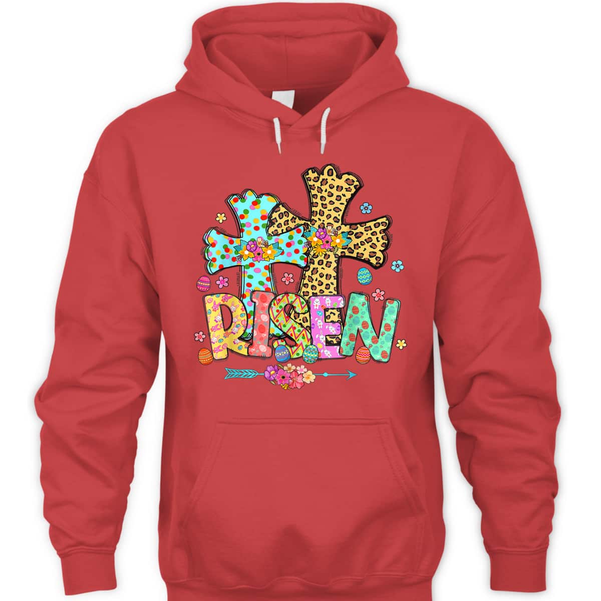 He Is Risen Matthew 28 6 Leopard Cross Christian Easter Day T-Shirt He Is Risen Matthew 28 6 Leopard Cross Christian Easter Day T-Shirt