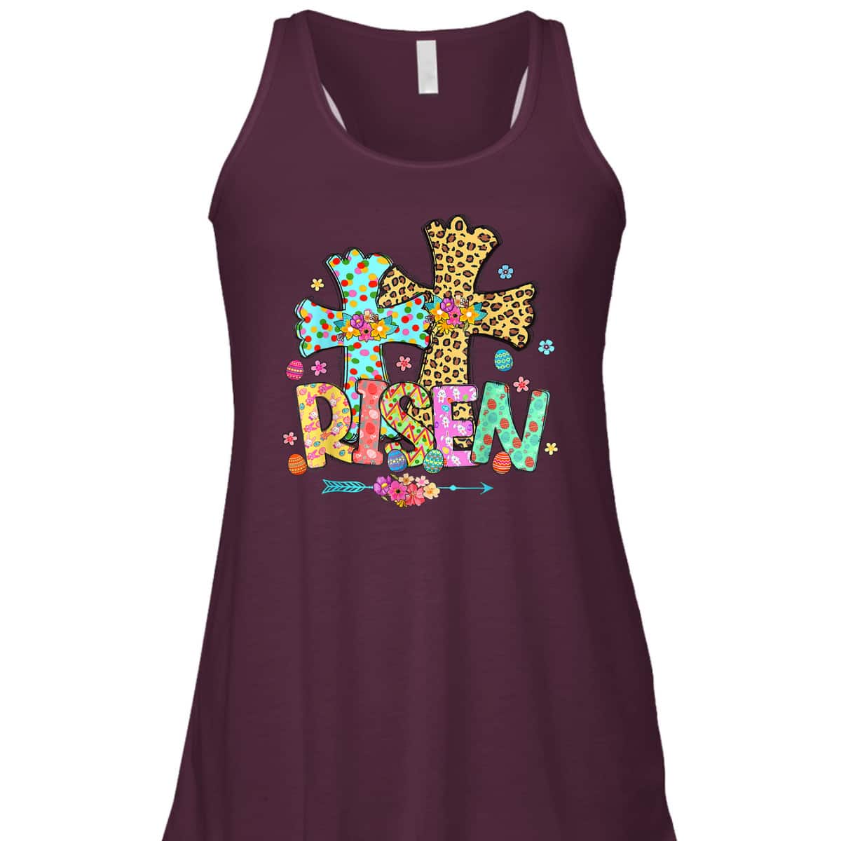 He Is Risen Matthew 28 6 Leopard Cross Christian Easter Day T-Shirt He Is Risen Matthew 28 6 Leopard Cross Christian Easter Day T-Shirt