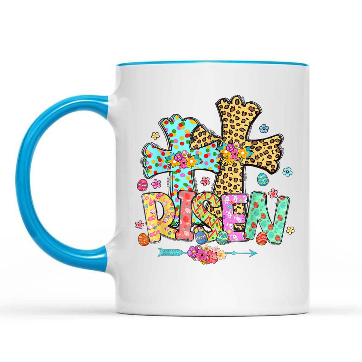 He Is Risen Matthew 28 6 Leopard Cross Christian Easter Day T-Shirt He Is Risen Matthew 28 6 Leopard Cross Christian Easter Day T-Shirt