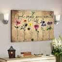 Jesus God God Says You Are Christian Bible Verse Canvas Wall Art