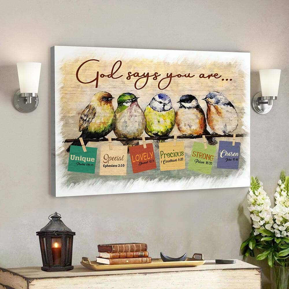 Jesus Christian God Says You Are Sparrow Bible Verse Canvas Wall Art Jesus Christian God Says You Are Sparrow Bible Verse Canvas Wall Art