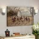 Bible Verse Cows God Says You Are Canvas Wall Art