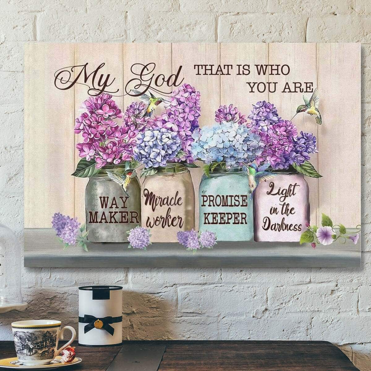 Way Maker My God That Is Who You Are Jesus Bible Verse Canvas Wall Art Way Maker My God That Is Who You Are Jesus Bible Verse Canvas Wall Art
