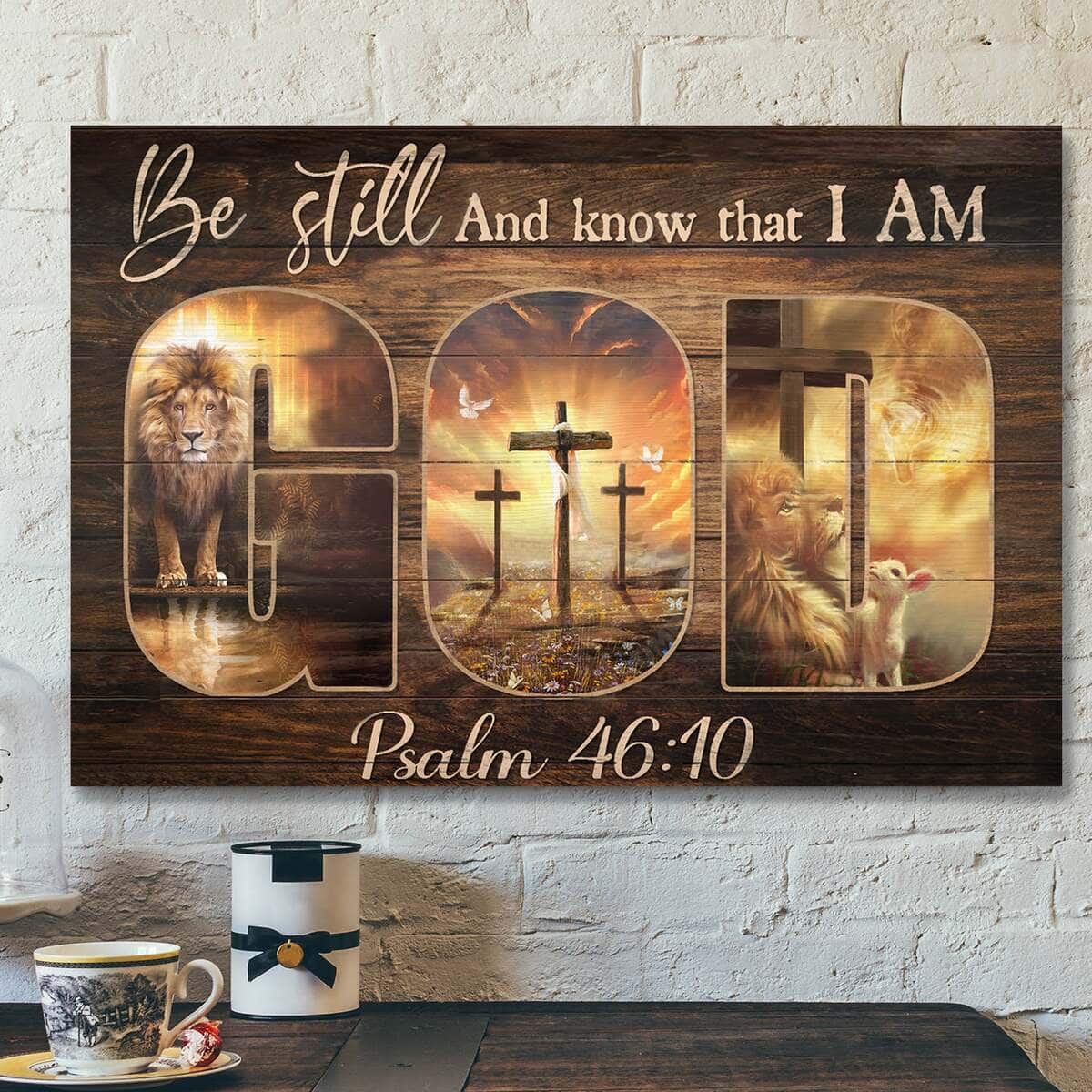 Bible Verse Christian Art Jesus Be Still And Know That I Am Canvas Wall Art Bible Verse Christian Art Jesus Be Still And Know That I Am Canvas Wall Art