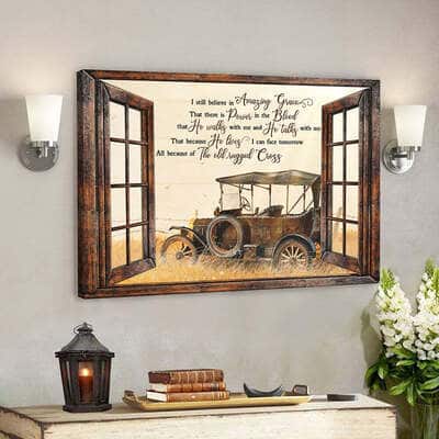 Jesus Art I Still Believe In Amazing Grace Christian Canvas Wall Art