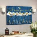 Bible Verse God Says You Are Scripture Canvas Wall Art