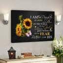 Bible Verse Daughter Of King Scripture Christian Sunflower Canvas Wall Art Bible Verse Daughter Of King Scripture Christian Sunflower Canvas Wall Art