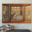 Bible Verse Simply Blessed Scripture Deer Christian Canvas Wall Art Bible Verse Simply Blessed Scripture Deer Christian Canvas Wall Art