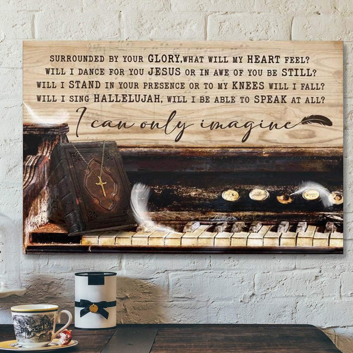 Christian Piano Painting The Holy Bible I Can Only Imagine Canvas Wall Art Christian Piano Painting The Holy Bible I Can Only Imagine Canvas Wall Art