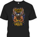 Soar On Wings Like Eagles T-Shirt Christian Patriotic With American Flag 4th Of July