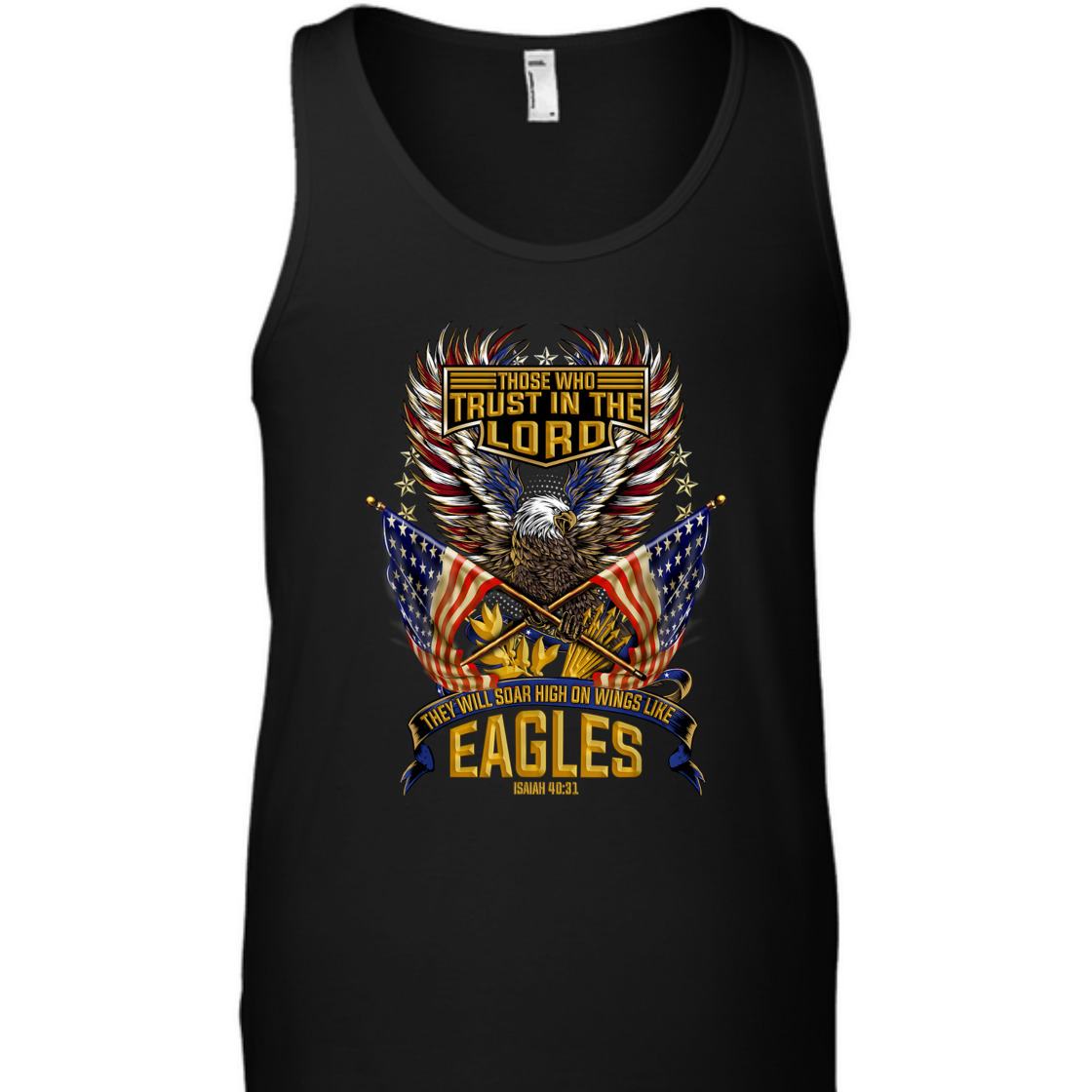 Soar On Wings Like Eagles T-Shirt Christian Patriotic With American Flag 4th Of July Soar On Wings Like Eagles T-Shirt Christian Patriotic With American Flag 4th Of July