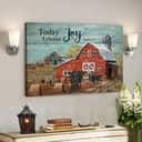 Bible Verse Angus Cows In Tranquil Farm Today I Choose Joy Canvas Wall Art Bible Verse Angus Cows In Tranquil Farm Today I Choose Joy Canvas Wall Art