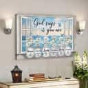 Bible Verse Daisy Flower By The Window God Says You Are Canvas Wall Art Bible Verse Daisy Flower By The Window God Says You Are Canvas Wall Art