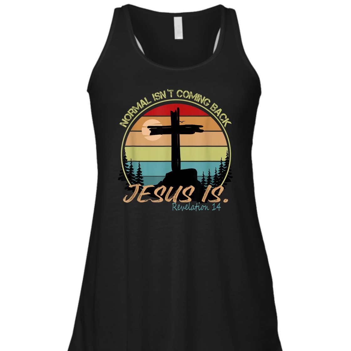 Vintage Bible Verse T-Shirt Normal Isn't Coming Back Jesus Is Revelation 14