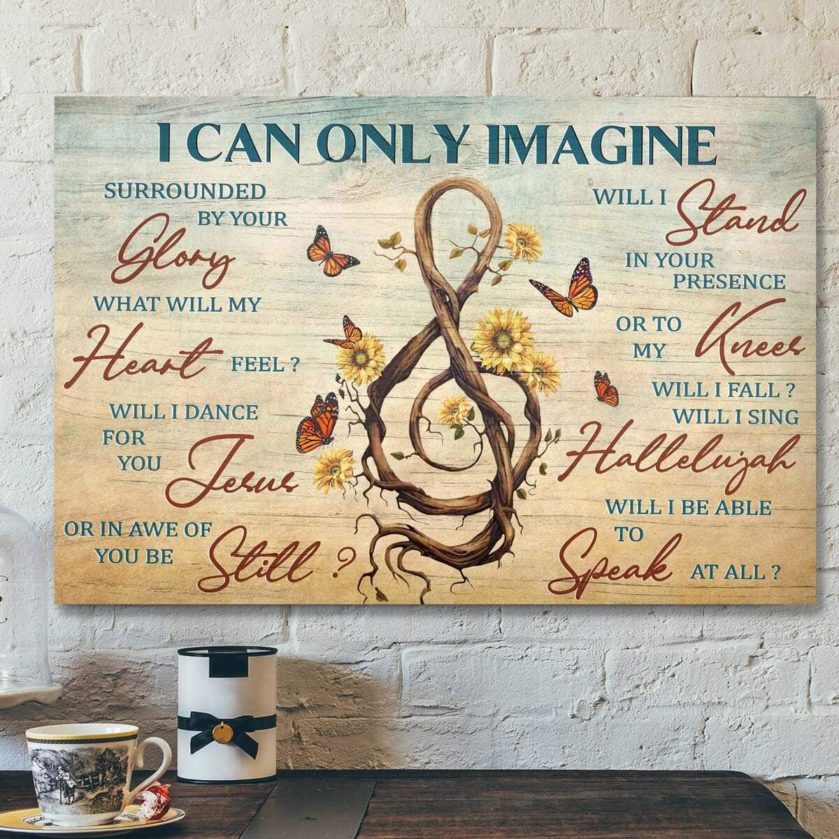 I Can Only Imagine Bible Verse Religious Faith Canvas Wall Art Gift I Can Only Imagine Bible Verse Religious Faith Canvas Wall Art Gift