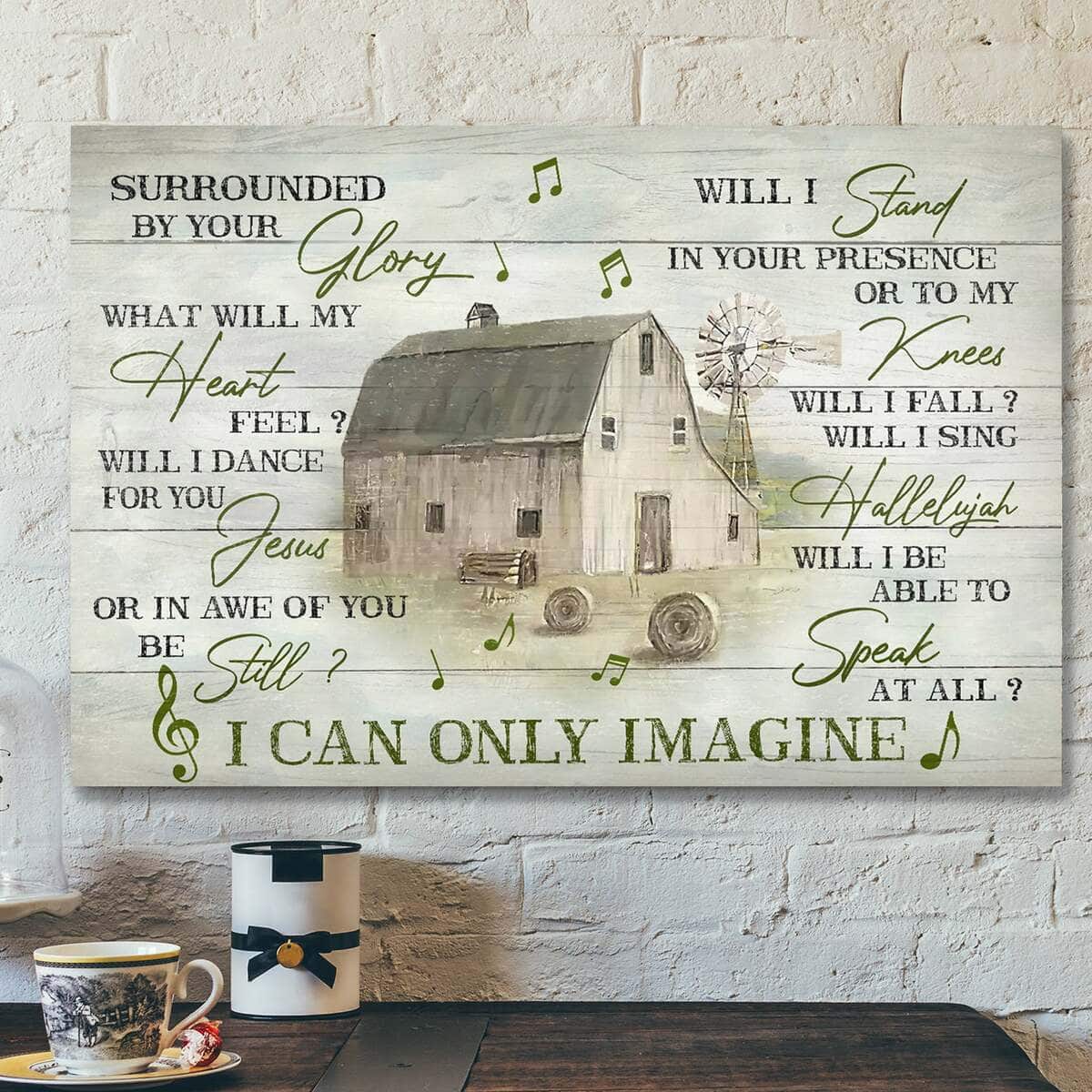 Music On The Farm I Can Only Imagine Bible Verse Scripture Canvas Wall Art Music On The Farm I Can Only Imagine Bible Verse Scripture Canvas Wall Art