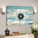 Dandelion On Green Background I Can Only Imagine Bible Verse Scripture Canvas Wall Art Dandelion On Green Background I Can Only Imagine Bible Verse Scripture Canvas Wall Art