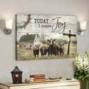 Today I Choose Joy Farm Bible Verse Scripture Canvas Wall Art Today I Choose Joy Farm Bible Verse Scripture Canvas Wall Art