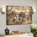 Cow On The Farm Today I Choose Joy Bible Verse Scripture Canvas Wall Art Cow On The Farm Today I Choose Joy Bible Verse Scripture Canvas Wall Art