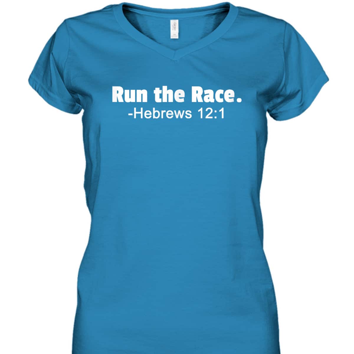 Run The Race Hebrews 121 Christian Faith Runner Jogger T-Shirt Run The Race Hebrews 121 Christian Faith Runner Jogger T-Shirt