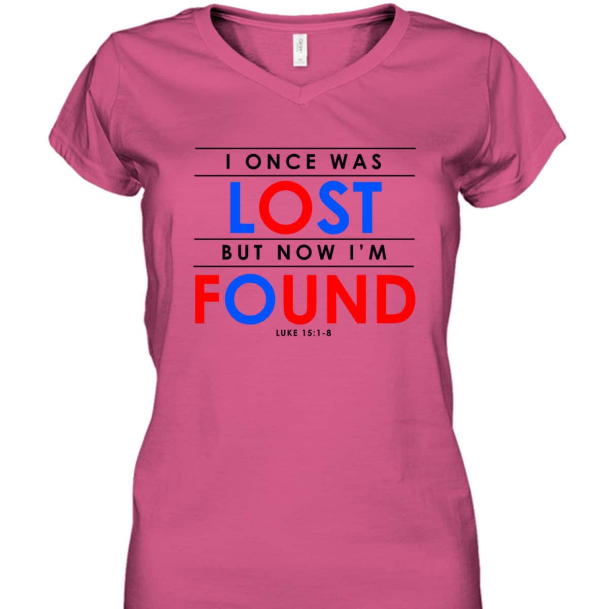 Christian Gifts I Once Was Lost But Now I'm Found T-Shirt Christian Gifts I Once Was Lost But Now I'm Found T-Shirt