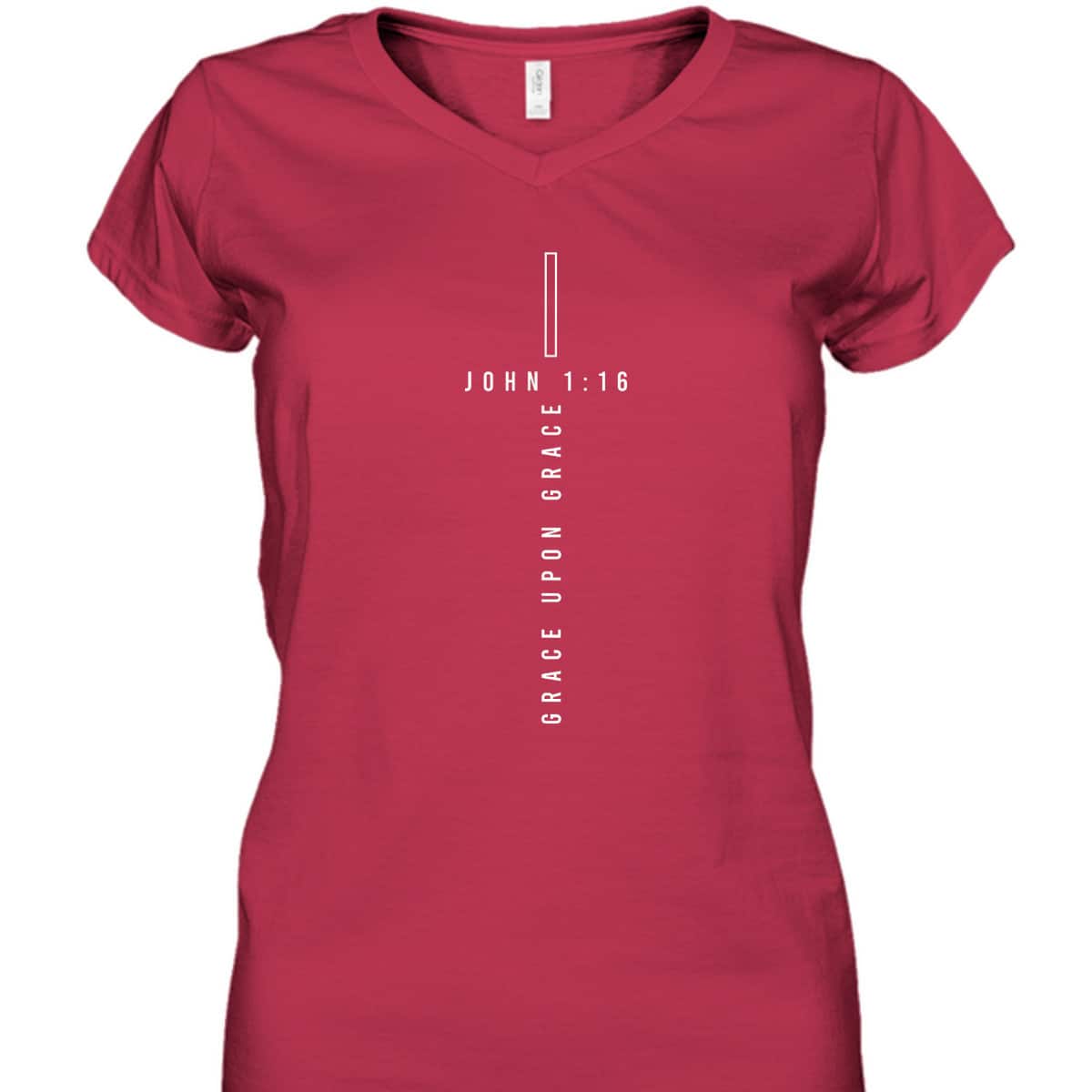 Grace Upon Grace John 116 Cross God Christian Men T-Shirt Grace Upon Grace John 116 Cross God Christian Men T-Shirt