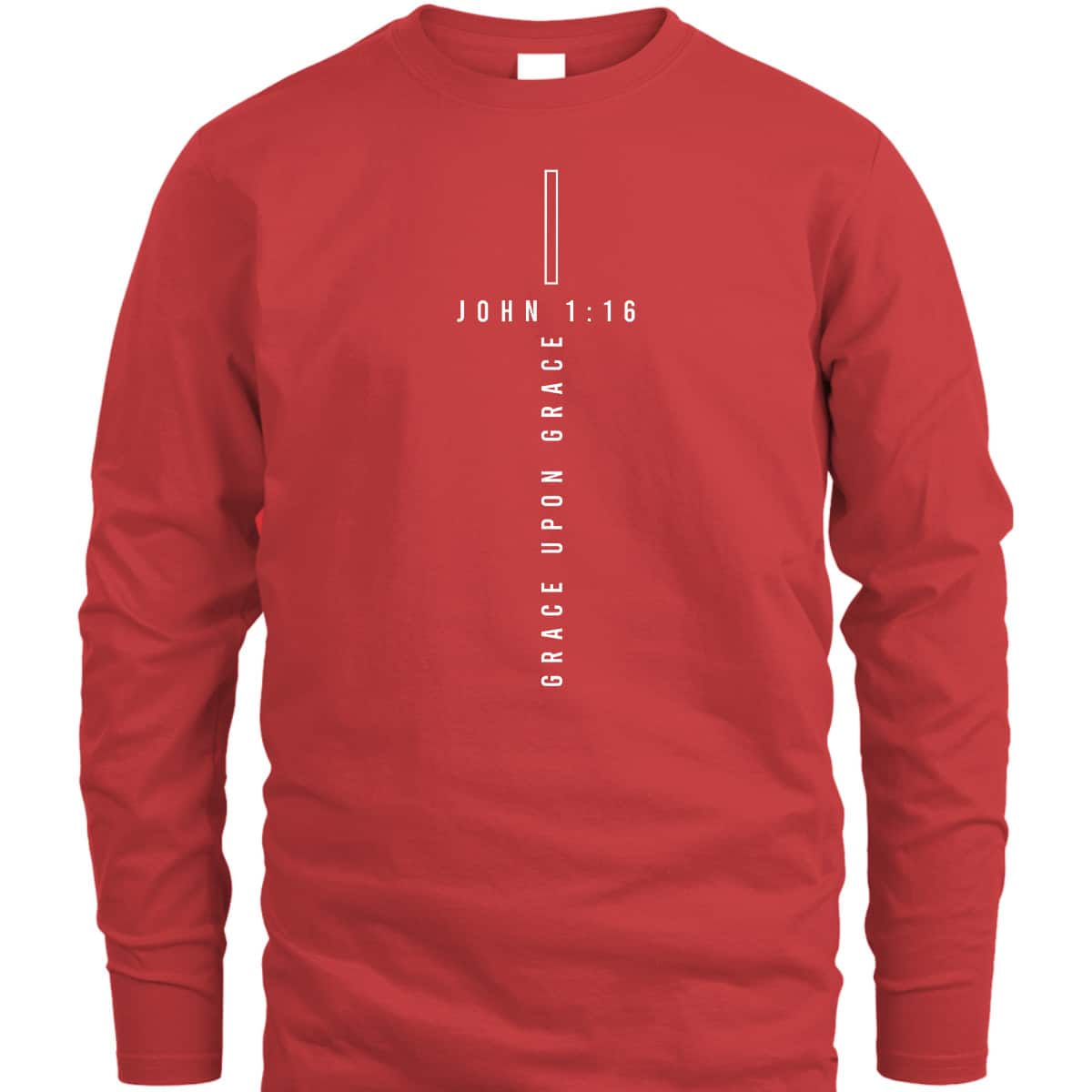 Grace Upon Grace John 116 Cross God Christian Men T-Shirt Grace Upon Grace John 116 Cross God Christian Men T-Shirt