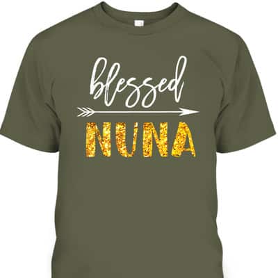 Blessed Nuna Thanksgiving Mother's Day T-Shirt