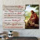 Christian Surrounded By Your Glory I Can Only Imagine Jesus Bible Verse Scripture Canvas Wall Art