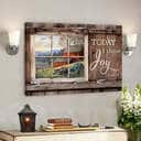 Today I Choose Day Joy James 12 Christian Bible Verse Scripture Canvas Wall Art