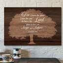 Lord Plans To Give You A Hope And A Future Jeremiah 2911 Bible Verse Scripture Canvas Wall Art