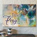 Lily And Just Pray Christian Bible Verse Scripture Canvas Wall Art Lily And Just Pray Christian Bible Verse Scripture Canvas Wall Art