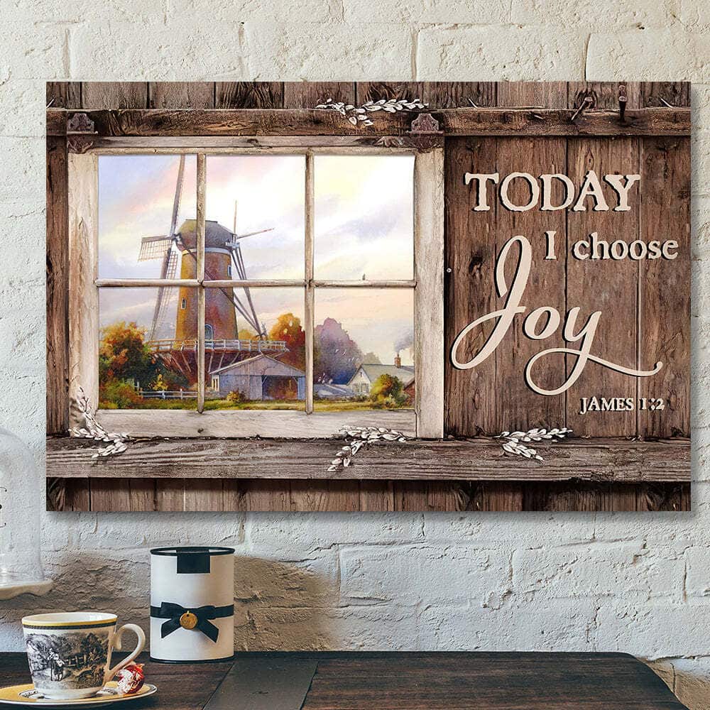Faith Bible Verse Scripture Today I Choose Day Joy James 12 Canvas Wall Art Faith Bible Verse Scripture Today I Choose Day Joy James 12 Canvas Wall Art