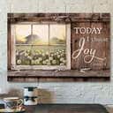 Christian Gift Today I Choose Day Joy James 12 Bible Verse Scripture Canvas Wall Art Christian Gift Today I Choose Day Joy James 12 Bible Verse Scripture Canvas Wall Art