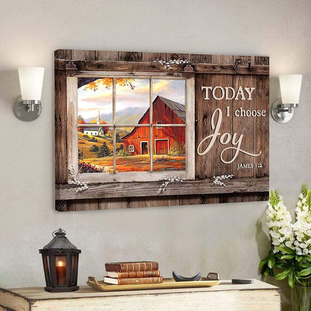 Today I Choose Day Joy James 12 Bible Verse Scripture Canvas Wall Art For Believers Today I Choose Day Joy James 12 Bible Verse Scripture Canvas Wall Art For Believers
