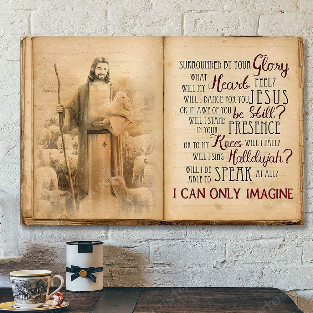I Can Only Imagine Religious Jesus Christ Bible Verse Scripture Canvas Wall Art I Can Only Imagine Religious Jesus Christ Bible Verse Scripture Canvas Wall Art