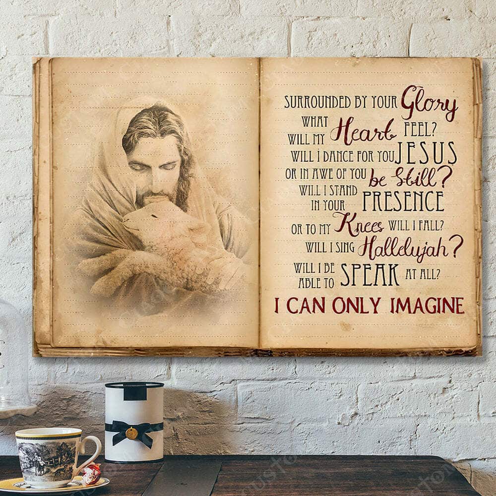 Christian Bible Verse Scripture I Can Only Imagine Canvas Wall Art Jesus Christ Christian Bible Verse Scripture I Can Only Imagine Canvas Wall Art Jesus Christ