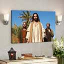 Road To Emmaus Christ Christian Gift For Christian Canvas Wall Art Road To Emmaus Christ Christian Gift For Christian Canvas Wall Art
