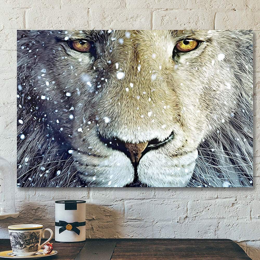 Lion Jesus Christian Gift Jesus Scripture Canvas Wall Art Lion Jesus Christian Gift Jesus Scripture Canvas Wall Art