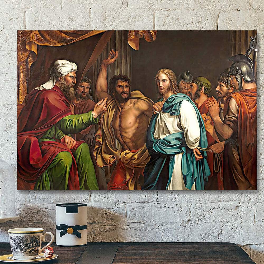 The Arrest Of Jesus Christ Faith Gift For Christian Canvas Wall Art The Arrest Of Jesus Christ Faith Gift For Christian Canvas Wall Art