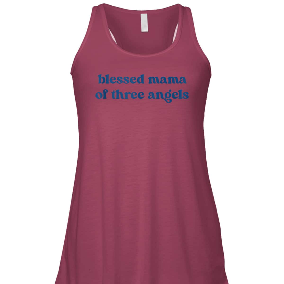 Christian Mothers Day Blessed Mama Of Three Angels T-Shirt Christian Mothers Day Blessed Mama Of Three Angels T-Shirt