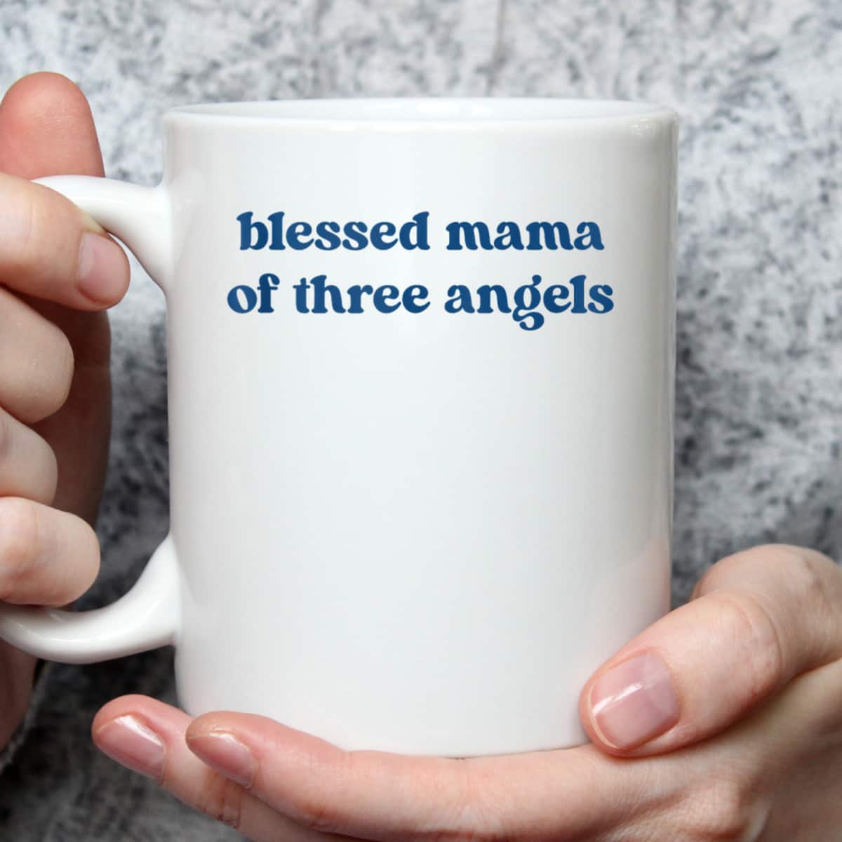 Christian Mothers Day Blessed Mama Of Three Angels T-Shirt Christian Mothers Day Blessed Mama Of Three Angels T-Shirt